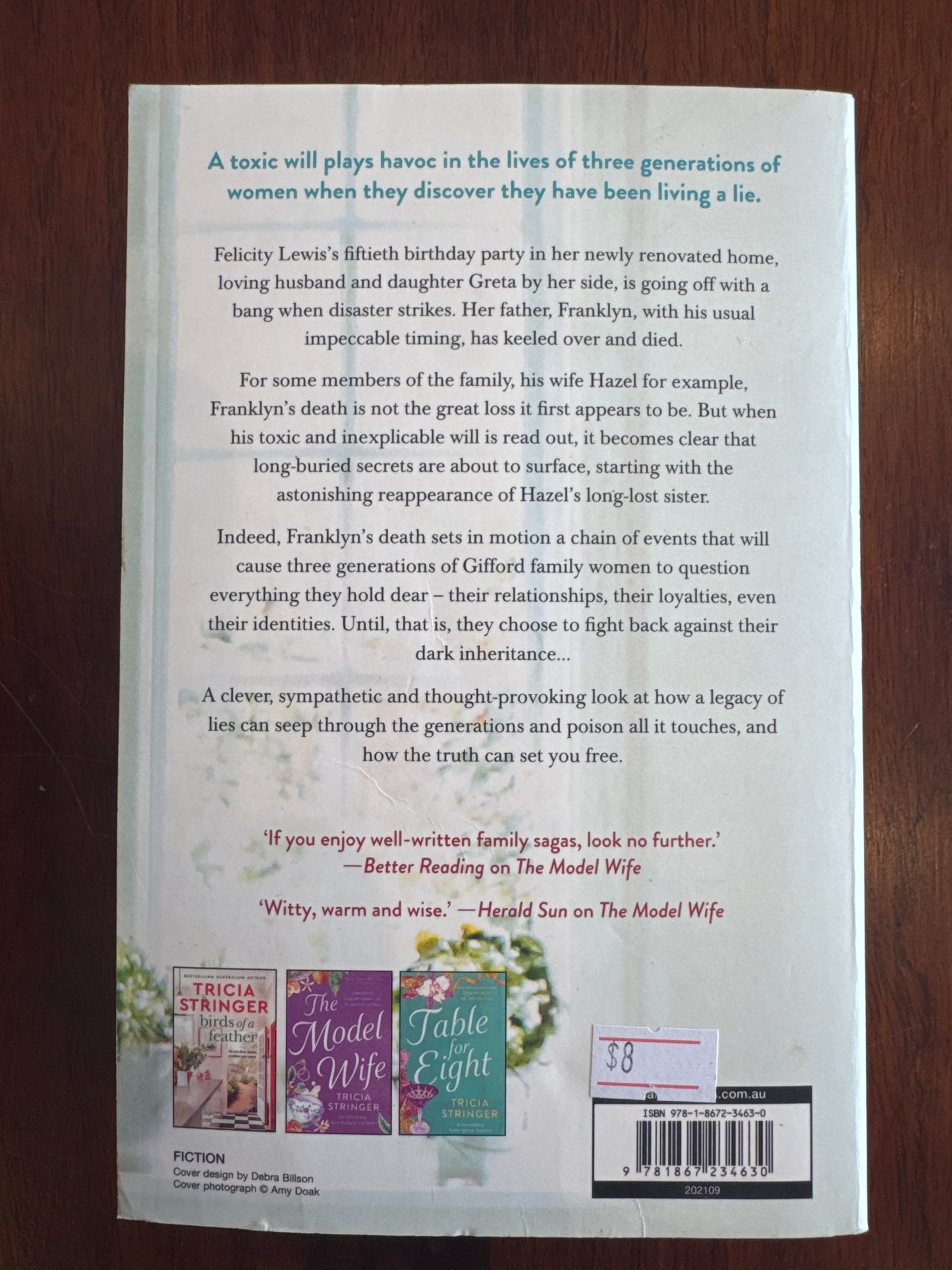 Family inheritance. Tricia Stringer. 2021.