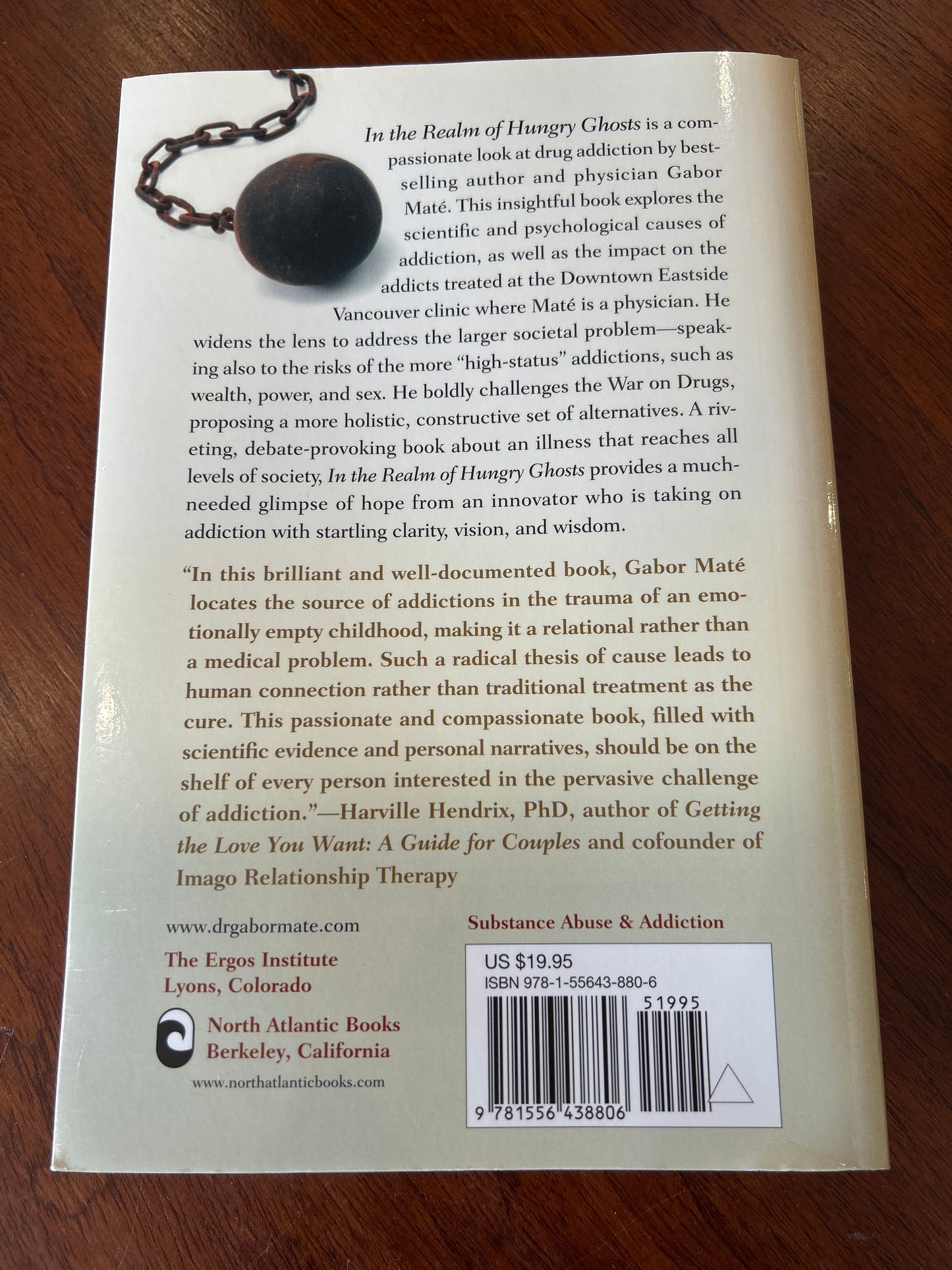 In the realm of hungry ghosts: close encounters with addiction. Gabor Mate. 2020.