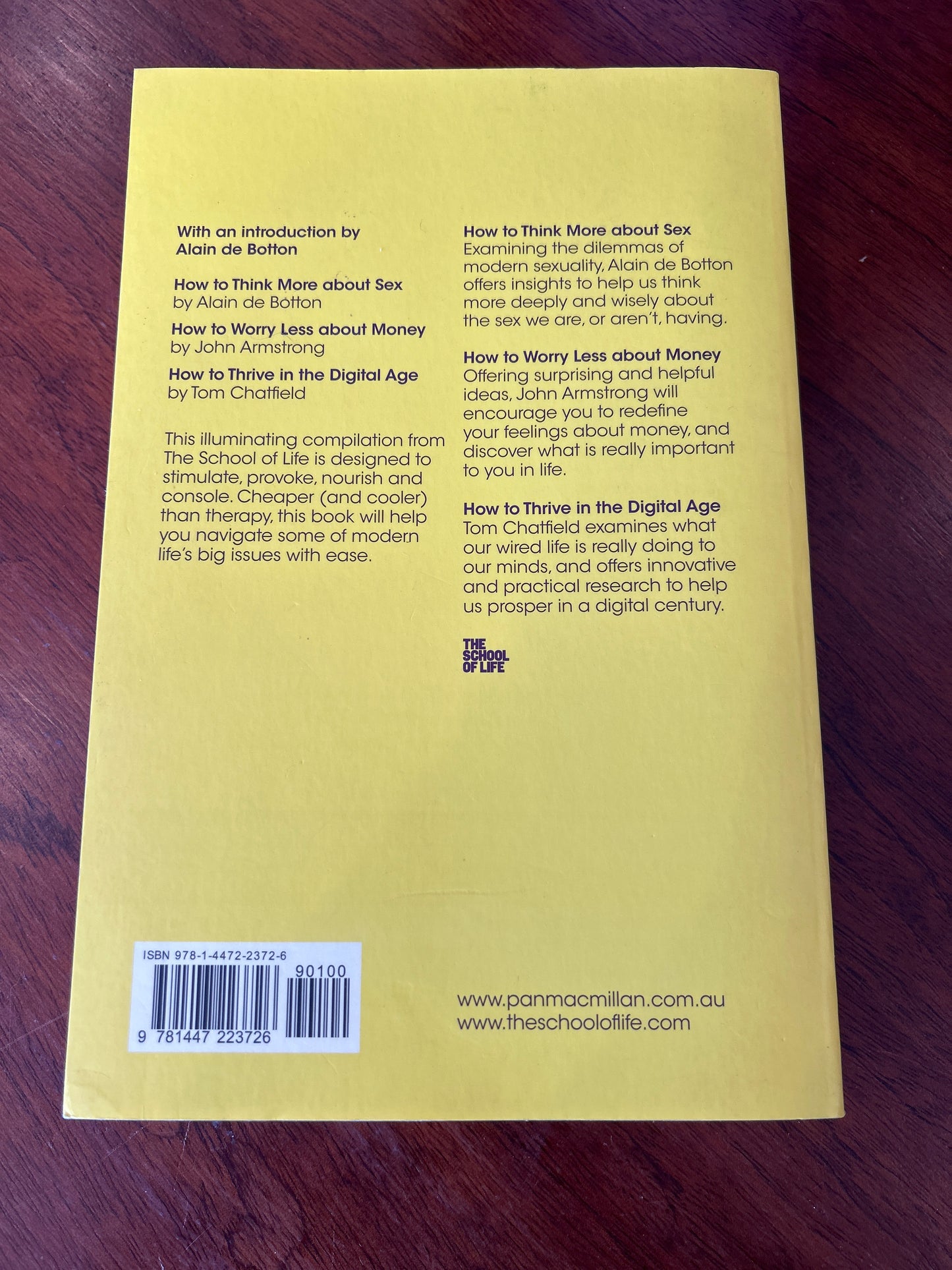 School of life: volume 1. Alain de Botton. 2012.