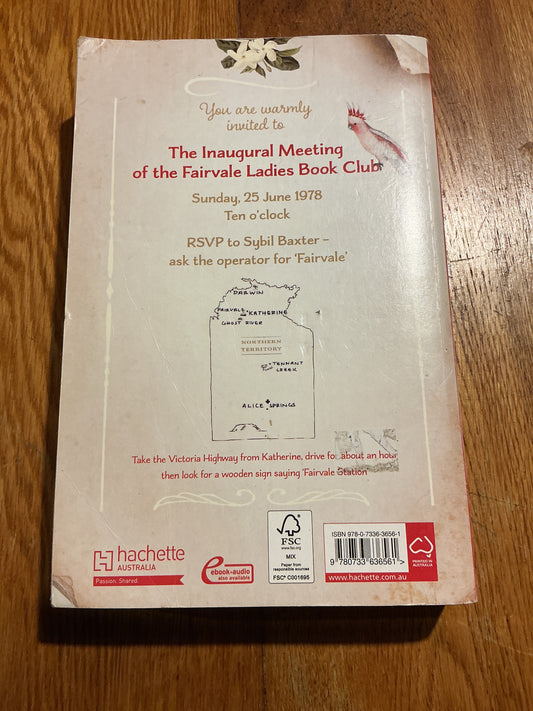 The Inaugural meeting of the Fairvale Ladies Book Club. Sophie Green. 2017.