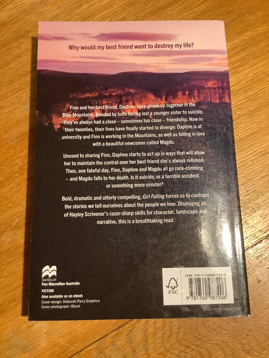 Girl falling. Hayley Scrivenor. 2024.