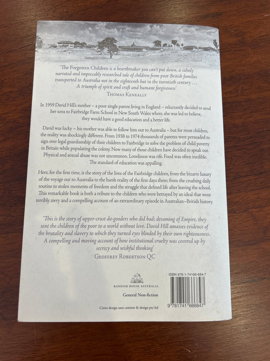 Forgotten children. David Hill. 2007.