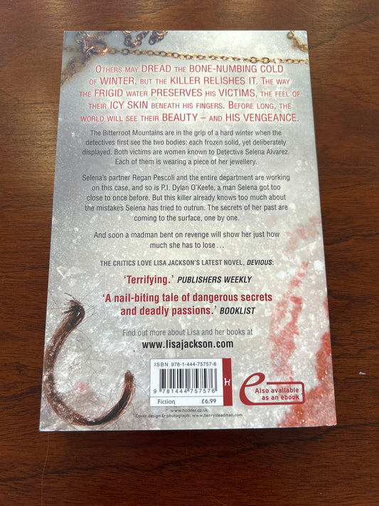 Afraid to die. Lisa Jackson. 2012.