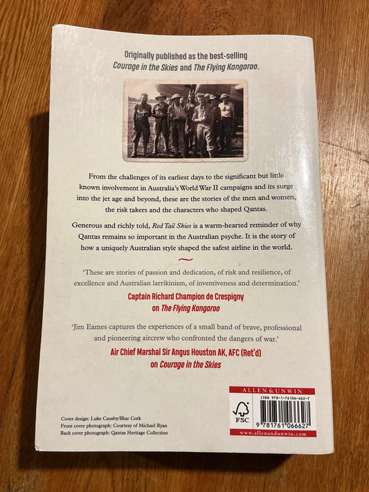 Red tail skies: a big book of Qantas stories. Jim Eames. 2021.