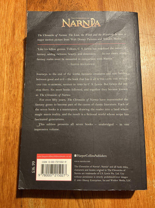 Chronicles of Narnia. C. S. Lewis. 2005.