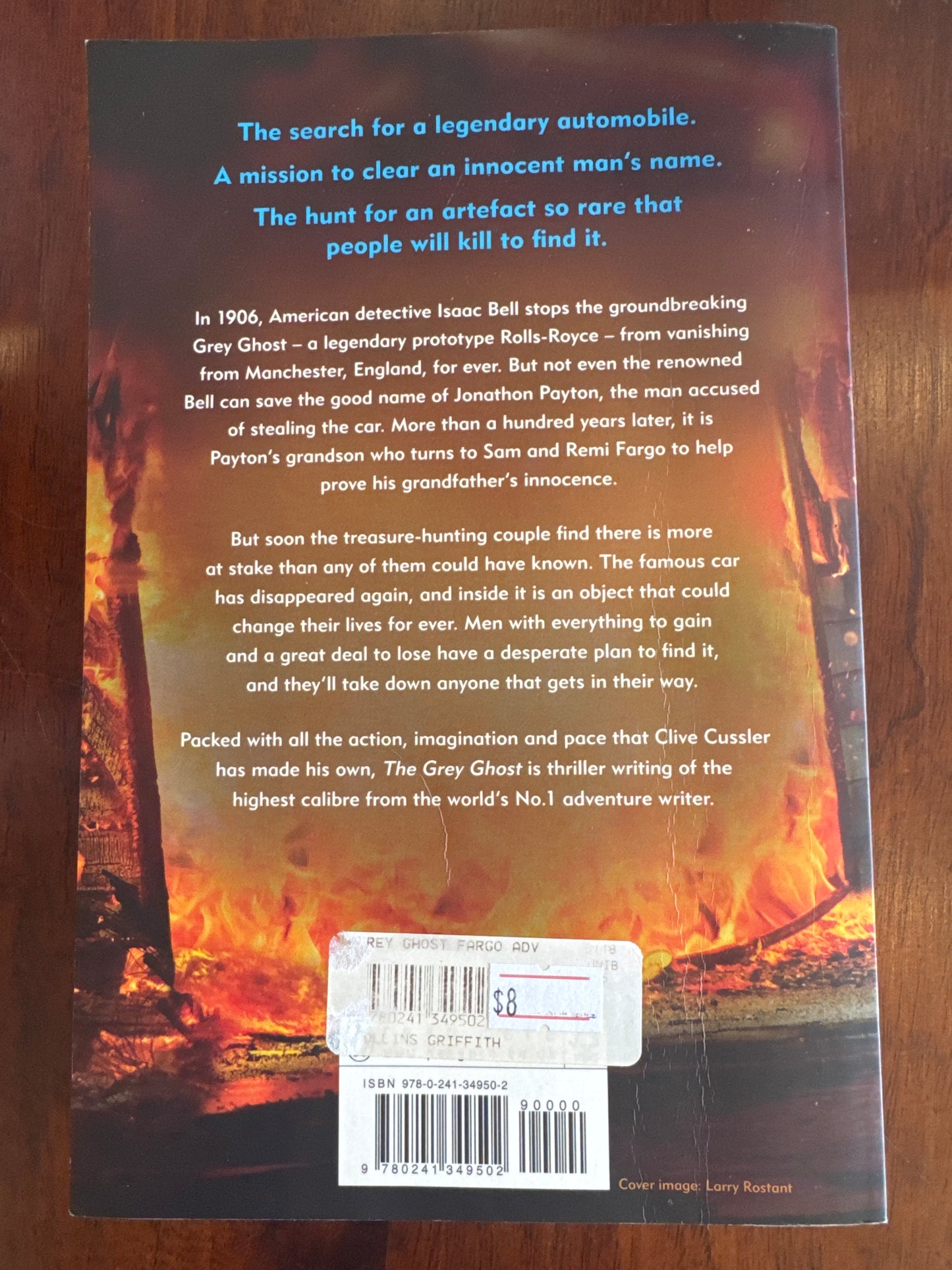 Grey ghost: a Fargo adventure. Clive Cussler. 2018.