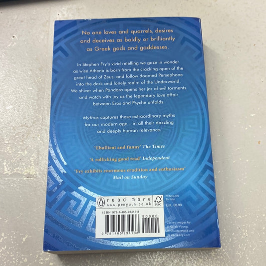 Mythos. Stephen Fry. 2017.