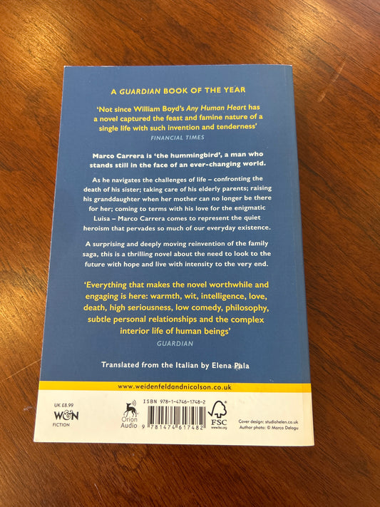 Hummingbird. Sandro Veronesi. 2022.