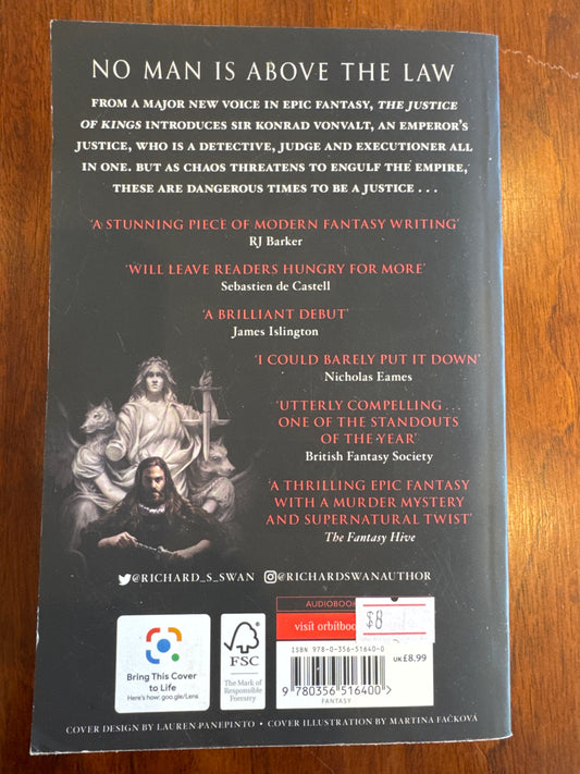 Justice of Kings. Richard Swan. 2022.