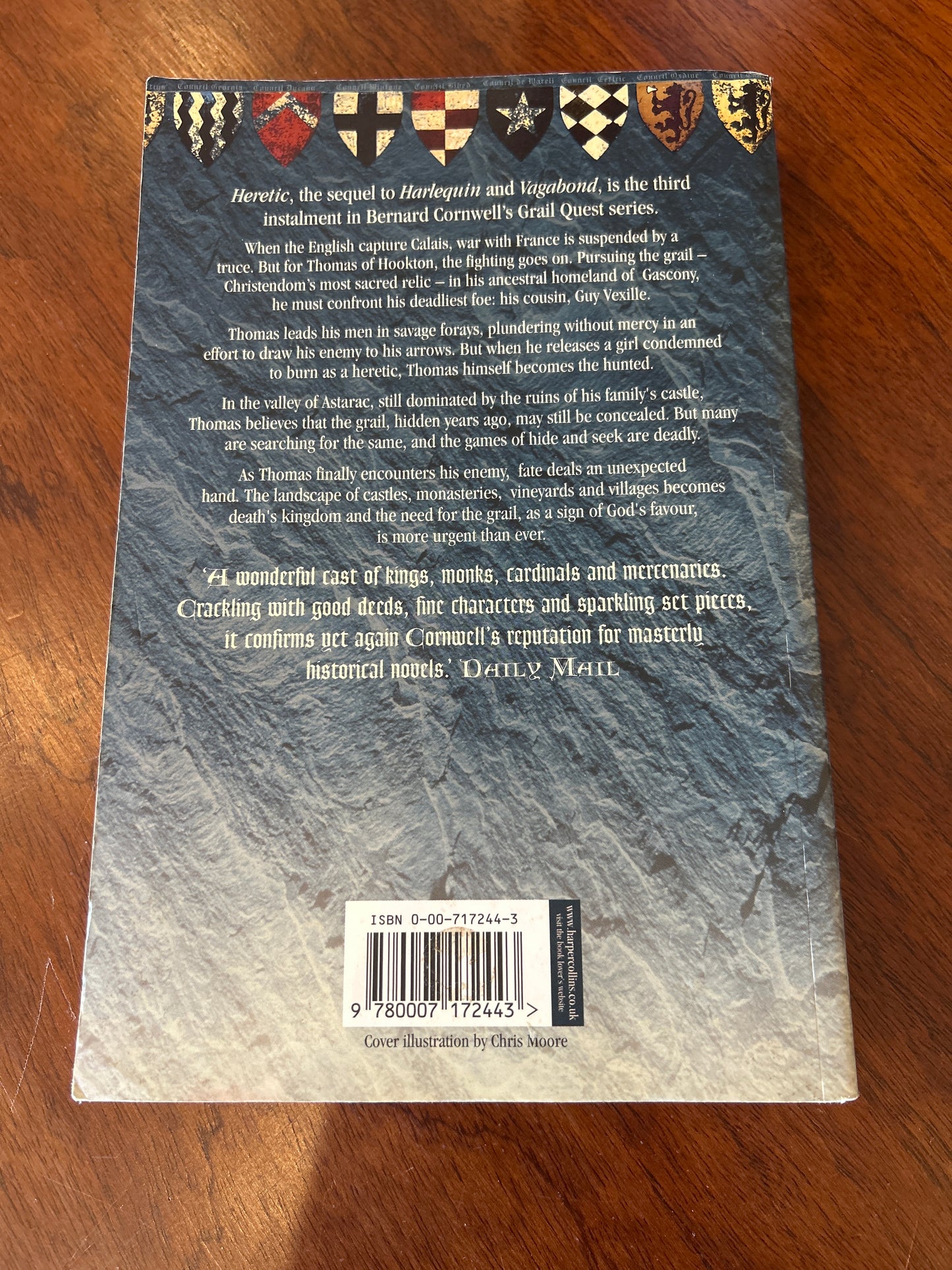 Heretic. Bernard Cornwell. 2003.