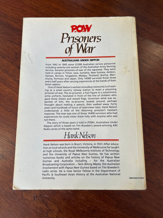 P.O.W.: Prisoners of war: Australians under Nippon. Hank Nelson. 1985.