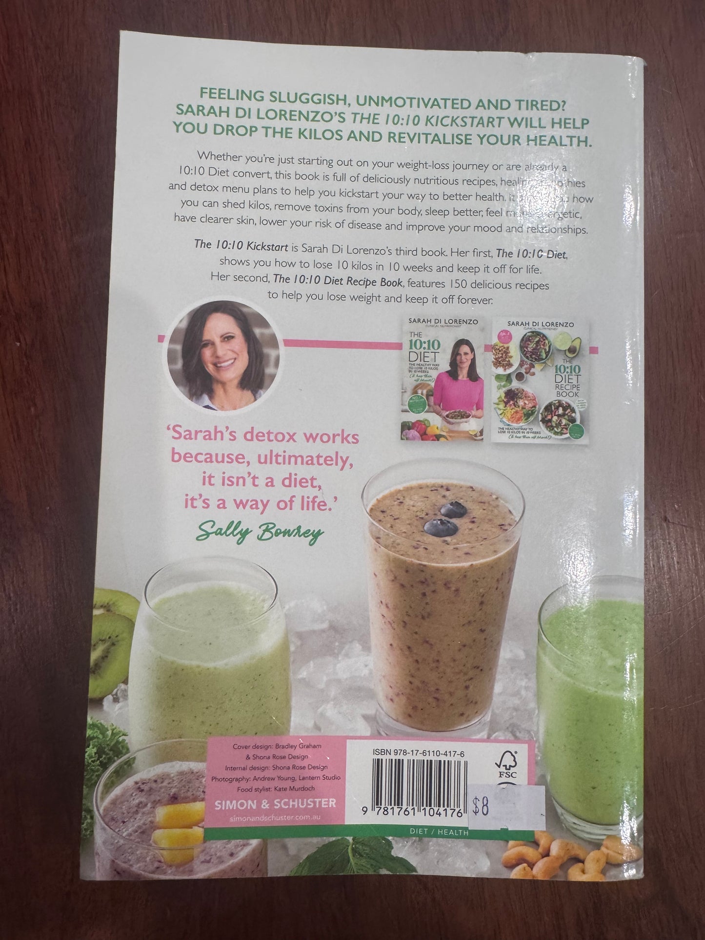 10:10 Kickstart Easy Detox Plans & Healthy Smoothies. Sarah Di Lorenzo. 2023.