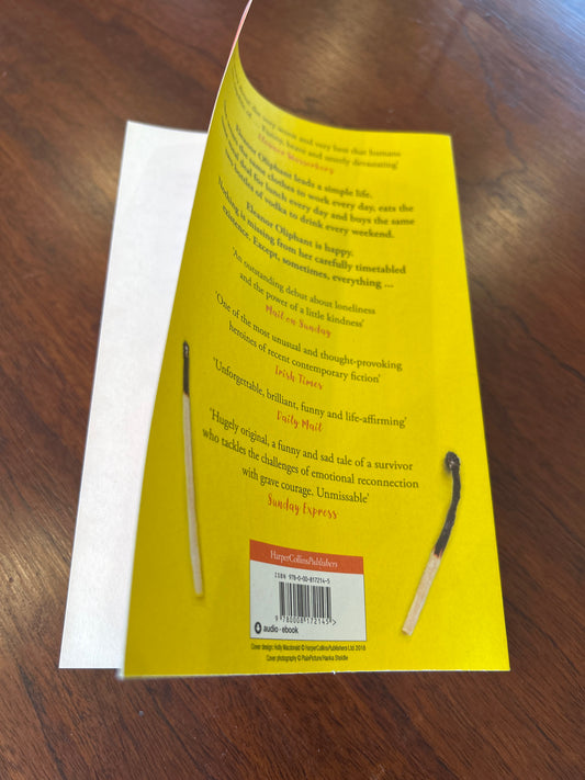 Eleanor Oliphant is completely fine. Gail Honeyman. 2018.