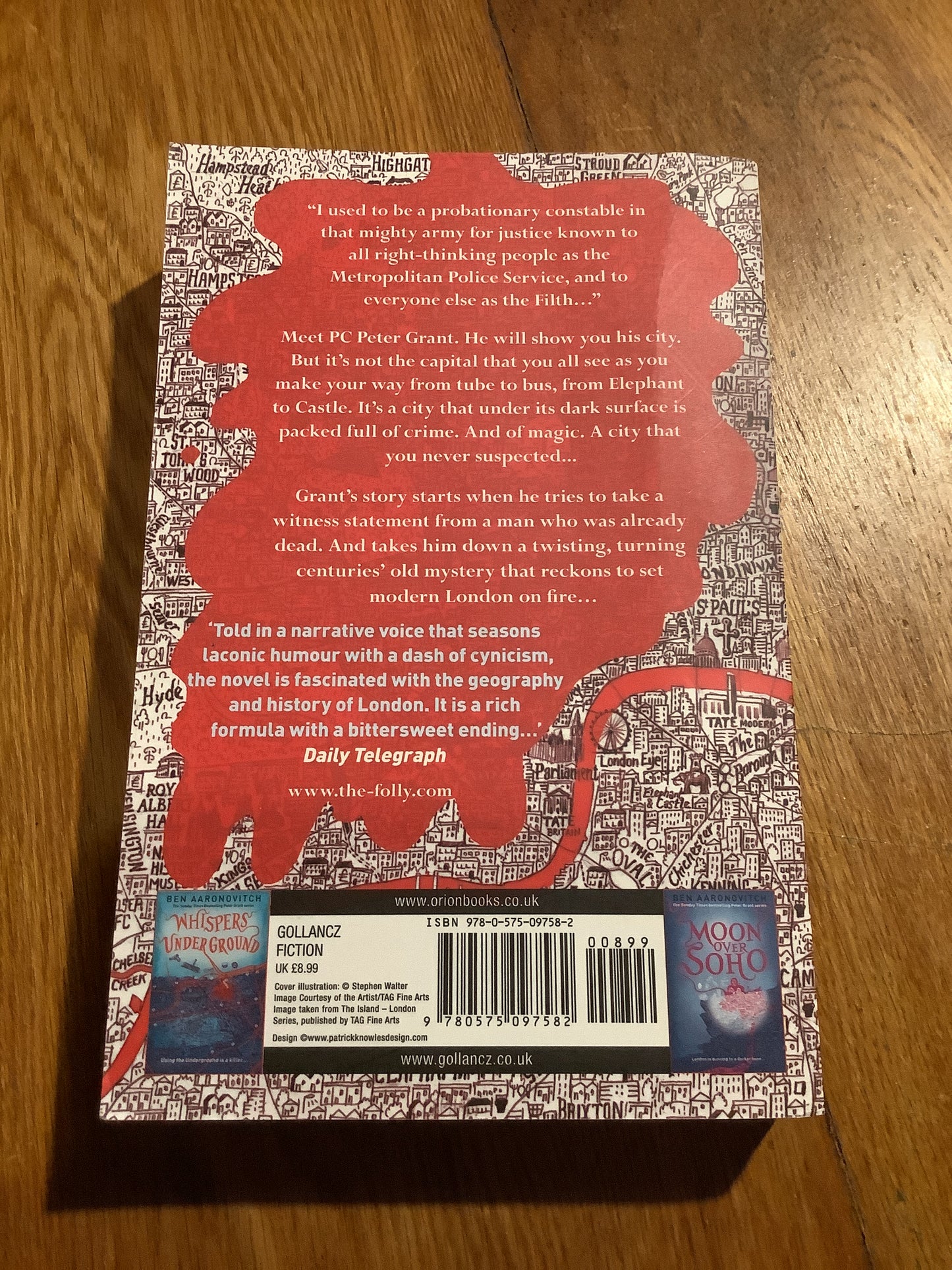 Rivers of London. Ben Aaronovitch. 2011.