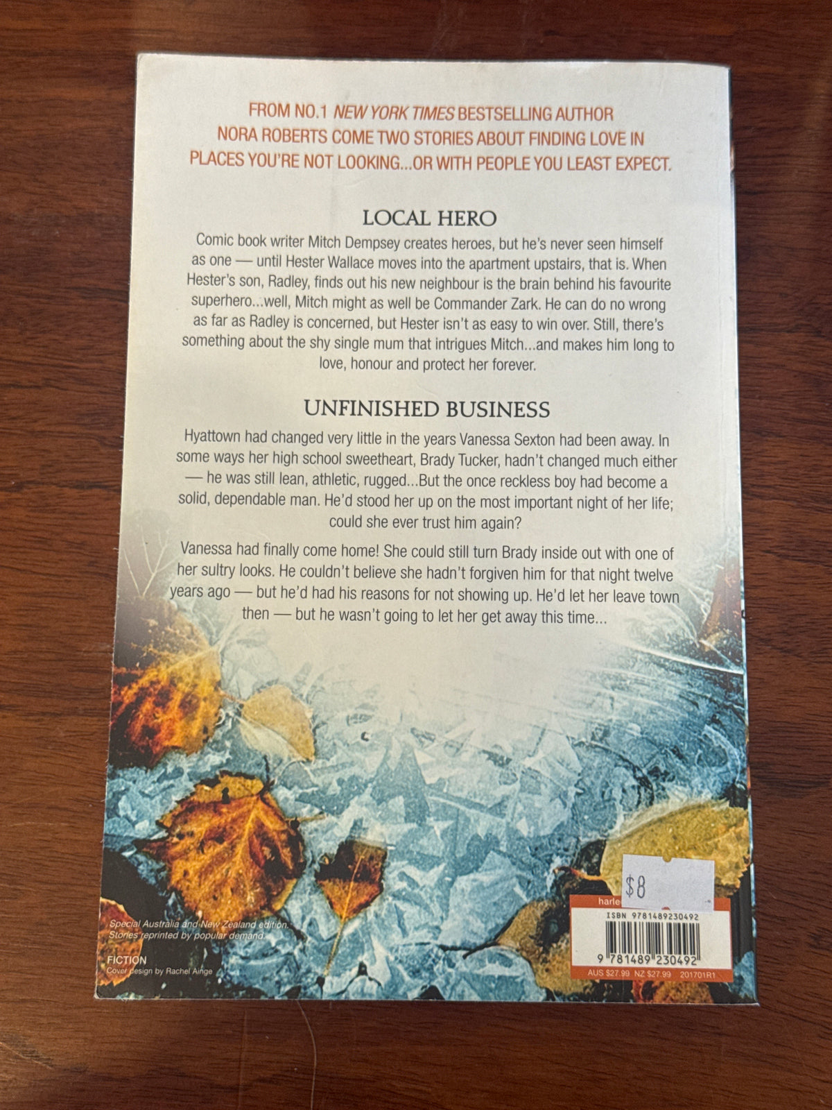 Unexpected. Nora Roberts. 2017.