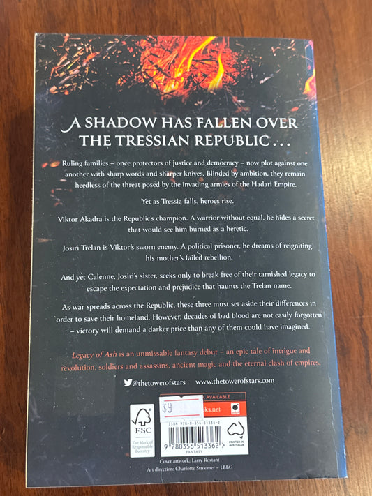 Legacy of Ash. Matthew Ward. 2019.