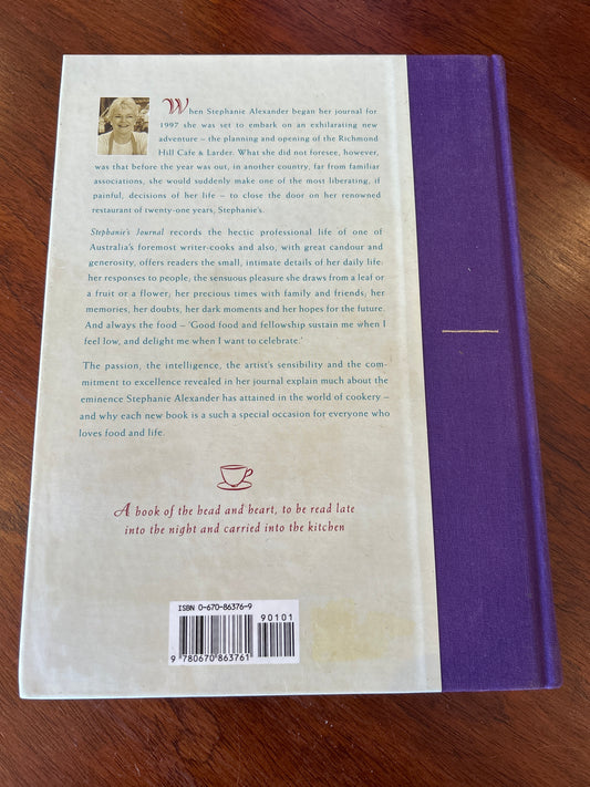 Stephanie’s journal. Stephanie Alexander. 1999.