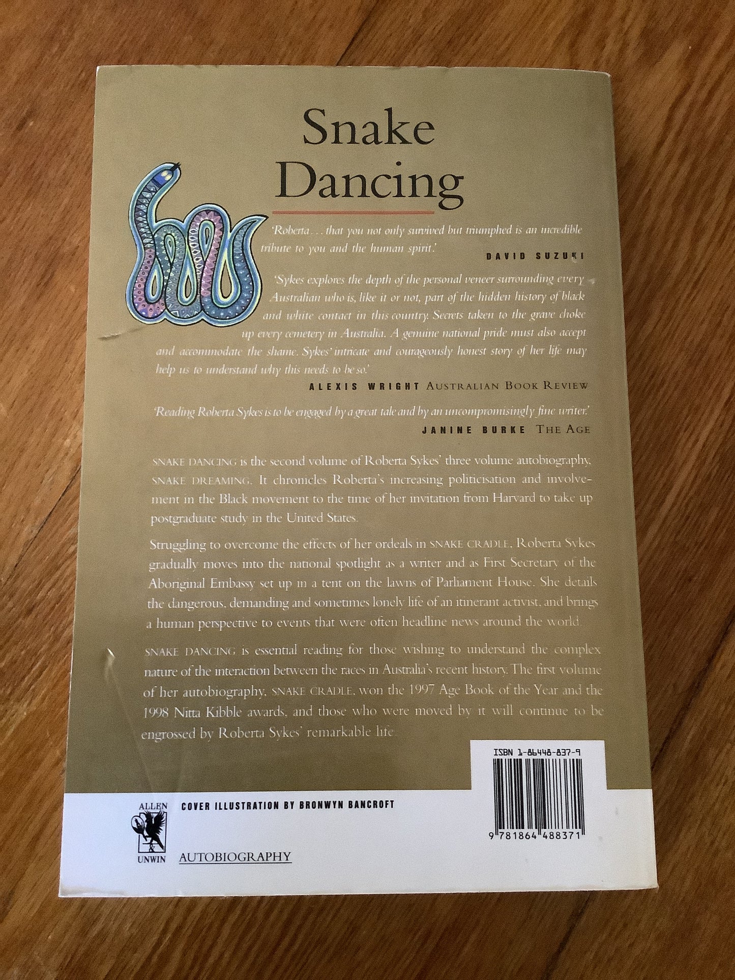 Snake dancing. Roberta Sykes. 1998.