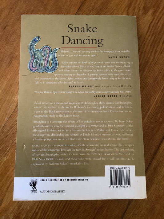 Snake dancing. Roberta Sykes. 1998.
