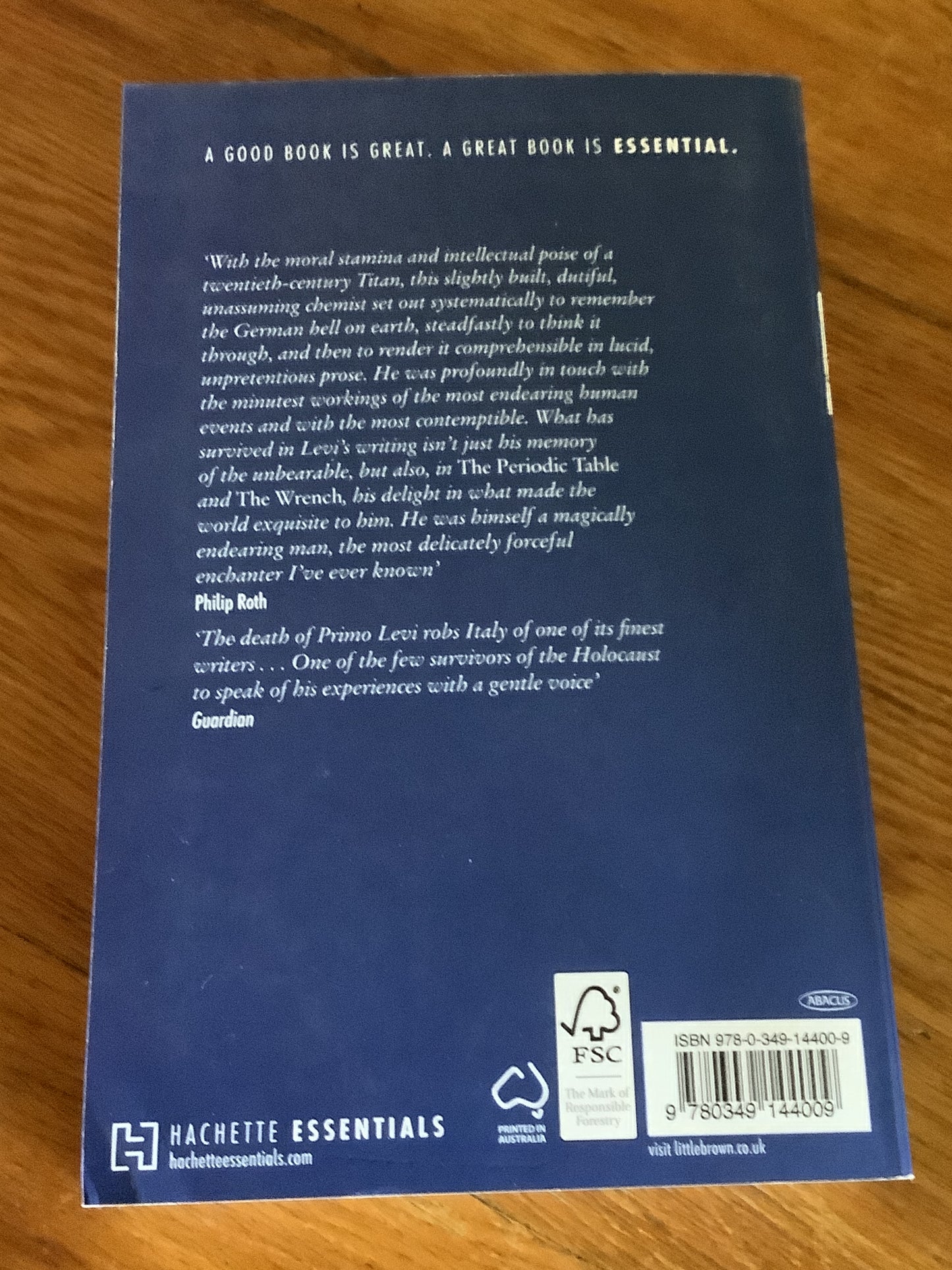 If this is a man and The Truce. Primo Levi. 2019.