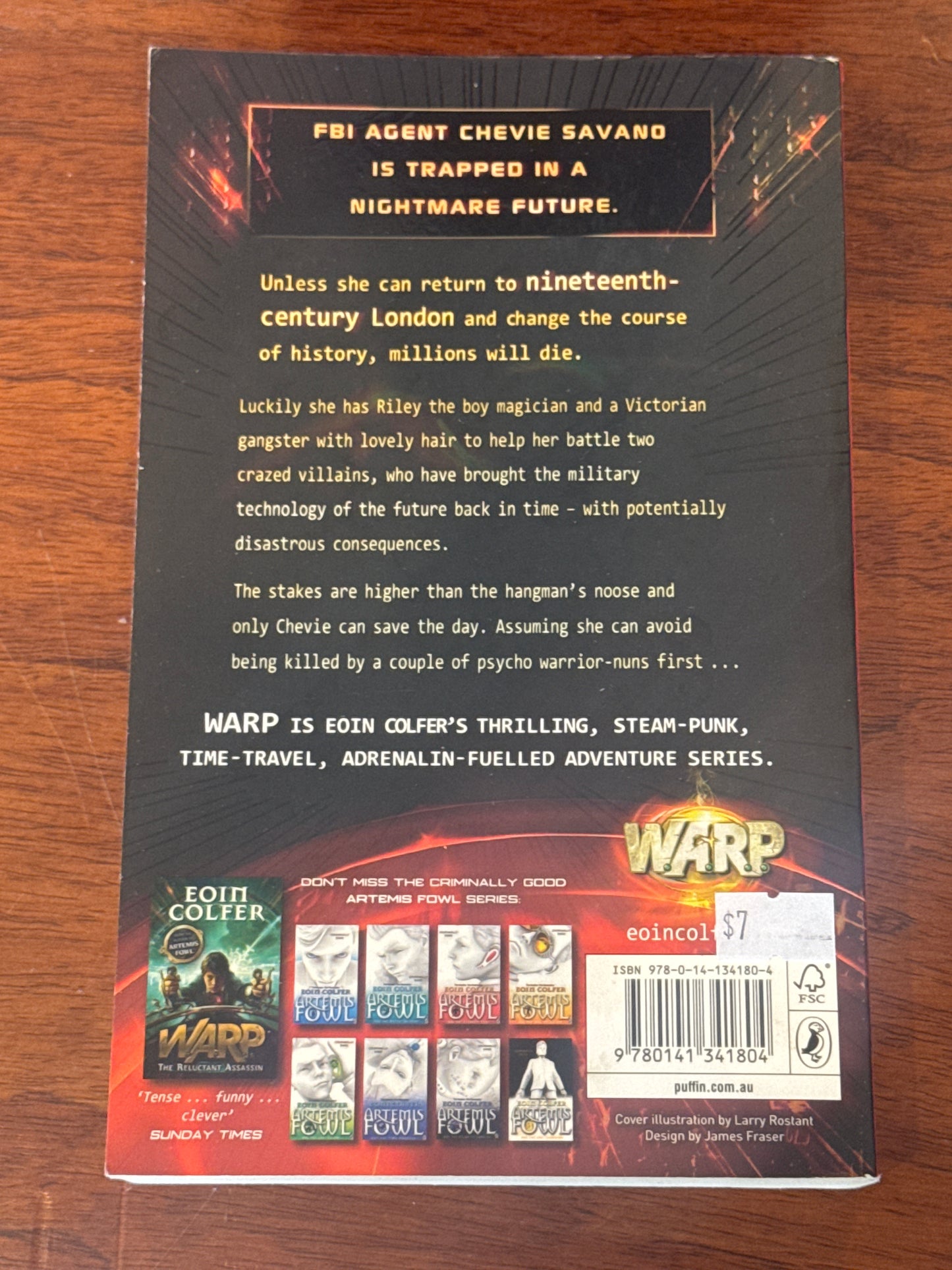 Warp: the hangman’s revolution. Eoin Colfer. 2014.