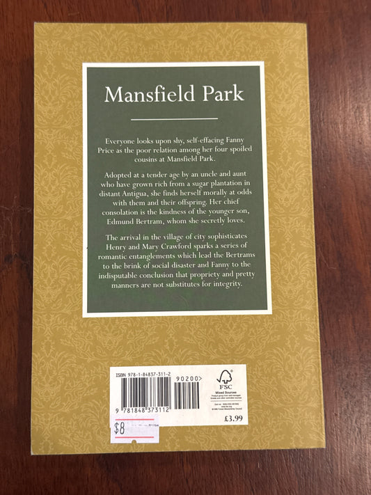 Mansfield Park. Jane Austen. 2010.