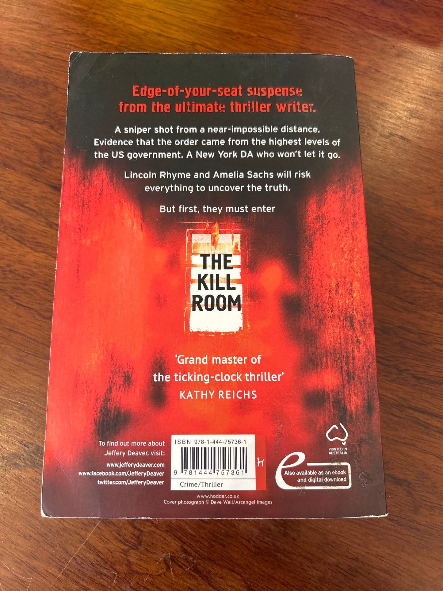 Kill room. Jeffery Deaver. 2014.