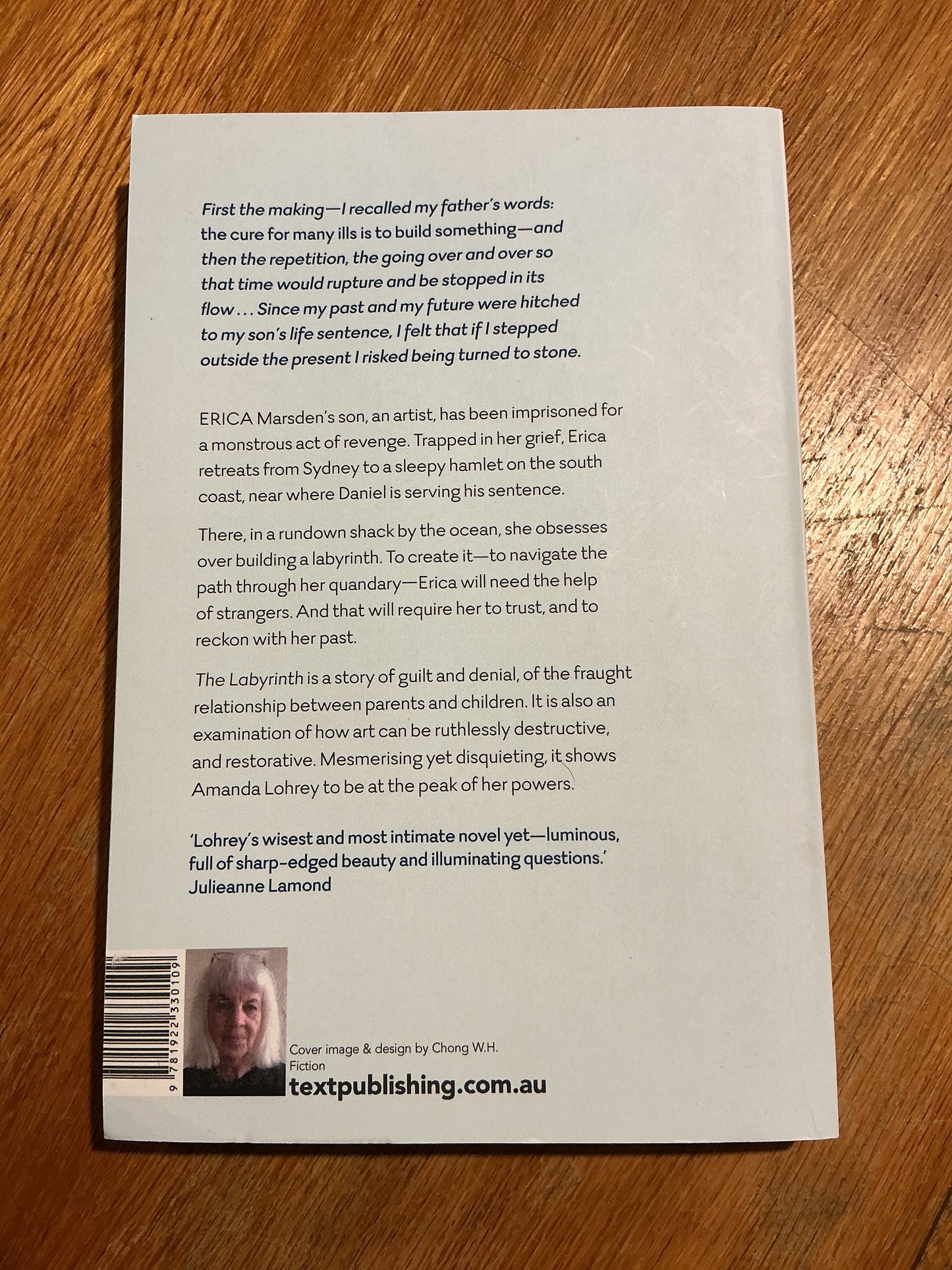 Labyrinth: a pastoral. Amanda Lohrey. 2020.