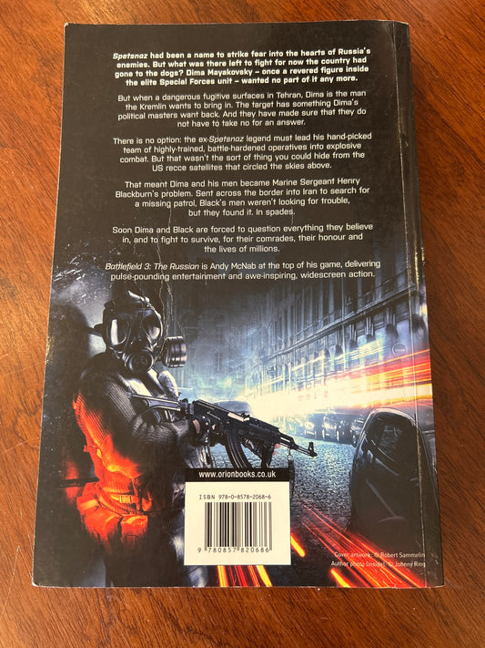 Battlefield 3: the Russian. Andy McNab and Peter Grimsdale. 2011.