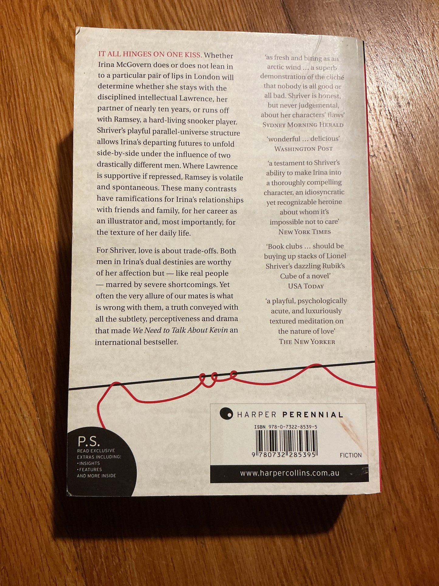 Post-birthday world. Lionel Shriver. 2008.