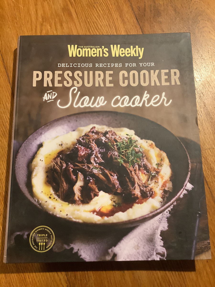 Australian women's weekly pressure cooker cookbook sale