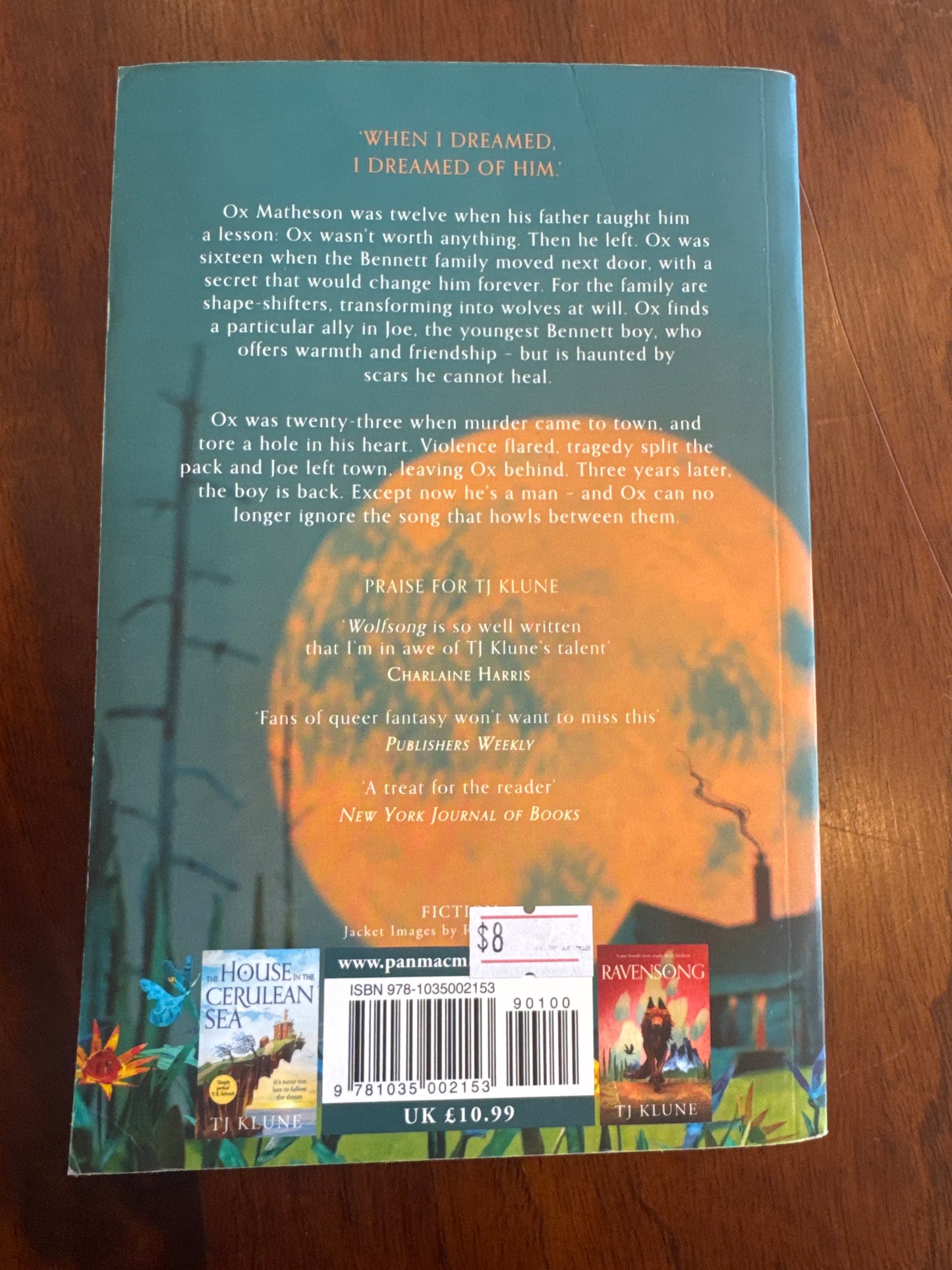 Wolfsong. Tj Klune. 2023.