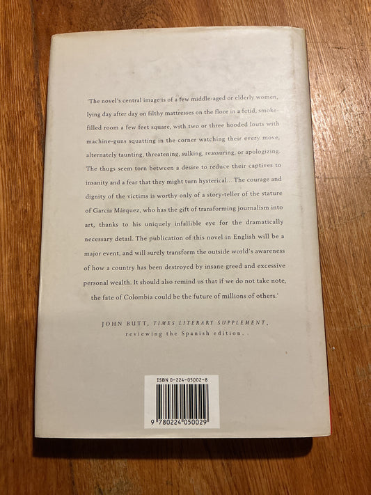 News of a kidnapping. Gabriel Garcia Marquez. 1997.