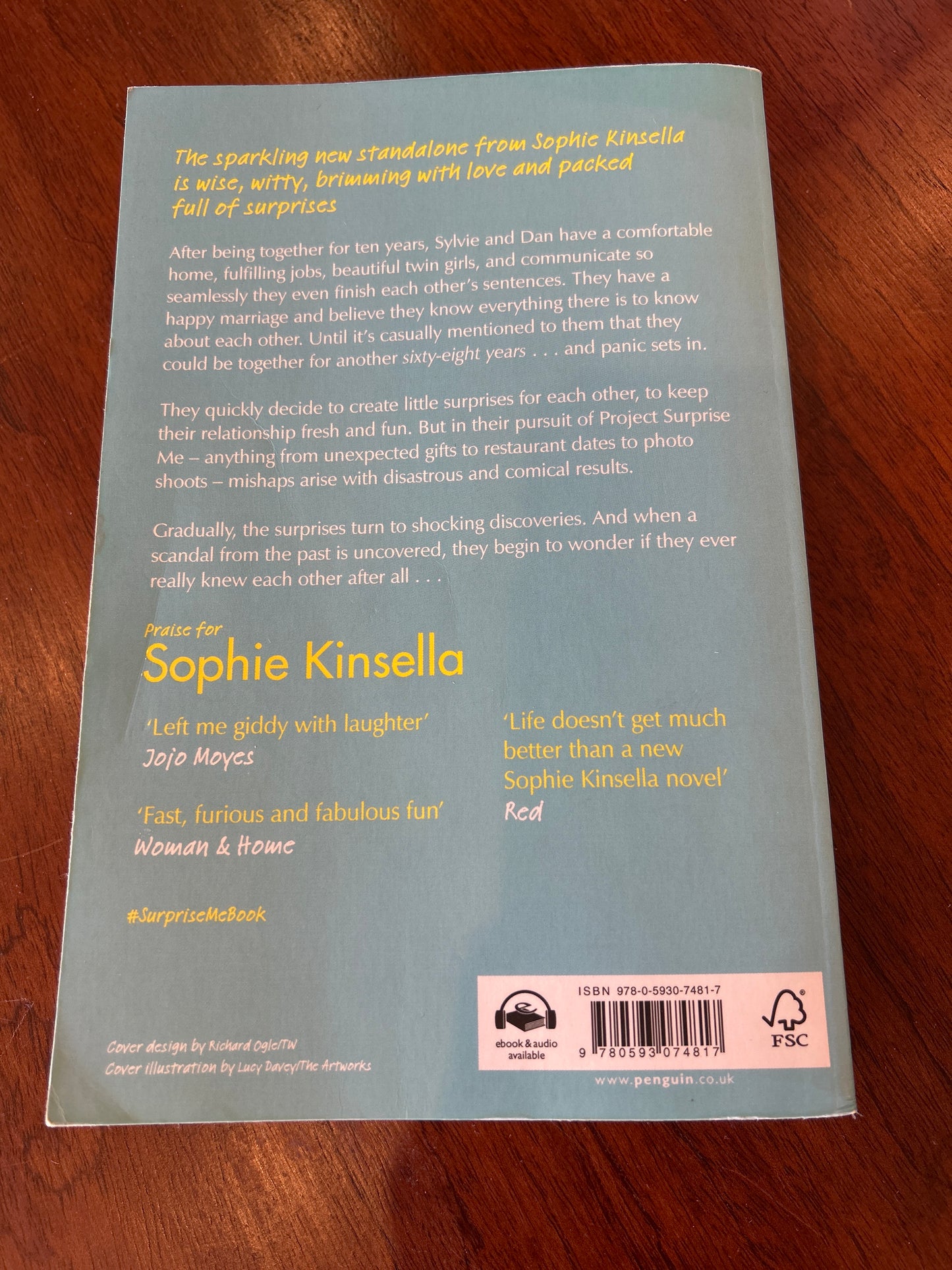 Surprise me. Sophie Kinsella. 2018.