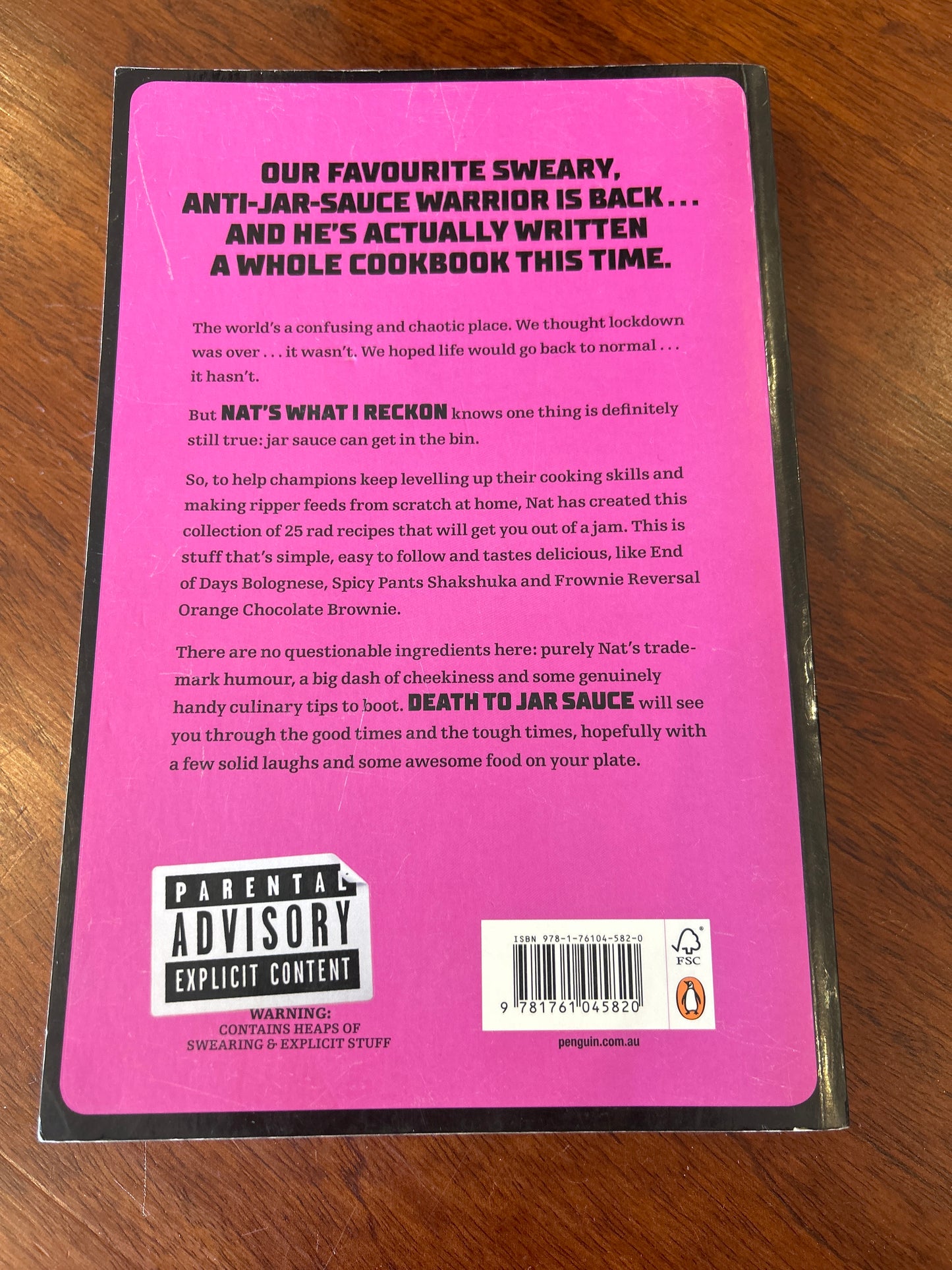 Death to jar sauce: rad recipes for champions. Nat’s what I reckon. 2021.
