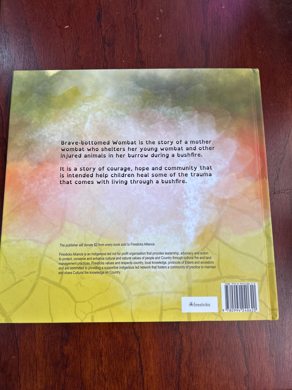 Brave-bottomed wombat. Jody Vassallo & Cara King. 2020.