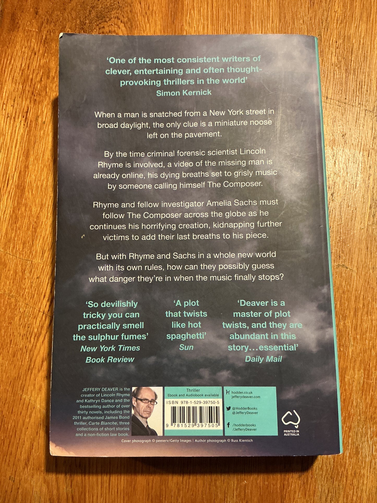 Burial hour. Jeffery Deaver. 2018.