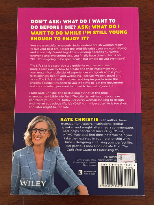 Life List. Kate Christie. 2023.