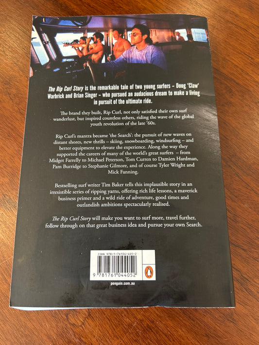 Rip Curl story. Tim Barker. 2021.