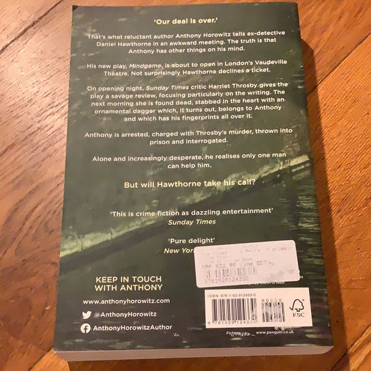 Twist of a knife. Anthony Horowitz. 2022.