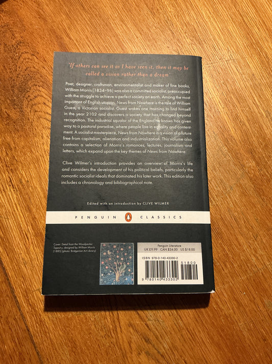 News from nowhere and other writings. William Morris. 2004.