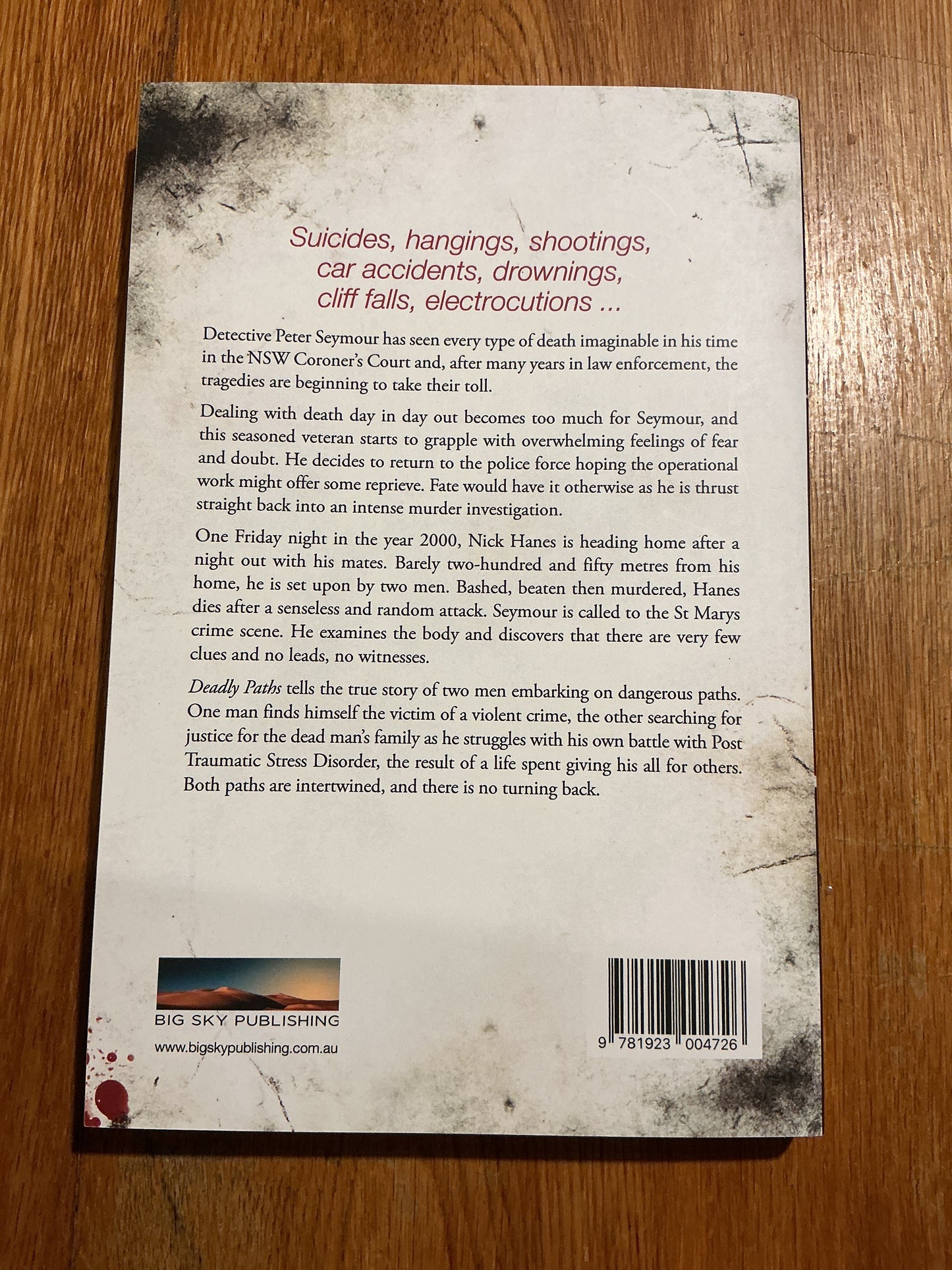 Shattered lives: a brutal murder, a cop on the edge. Peter Seymour and Jason K. Foster. 2023.