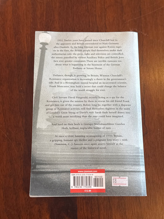 Dominion. C. J. Sansom. 2013.