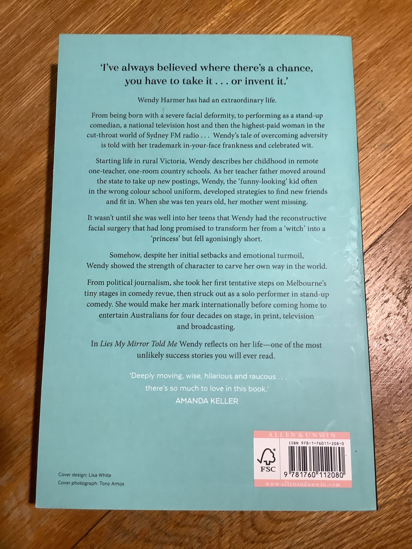 Lies my mirror told me. Wendy Harmer. 2023.