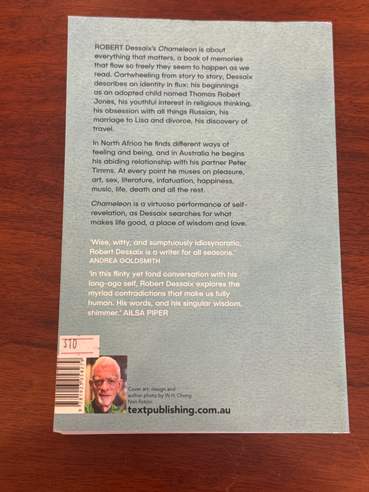 Chameleon. Robert Dessaix. 2025.