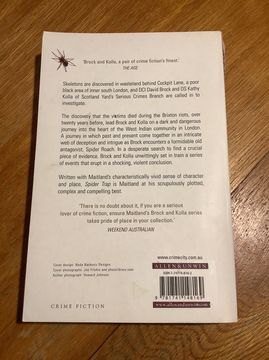 Spider trap. Barry Maitland. 2006.