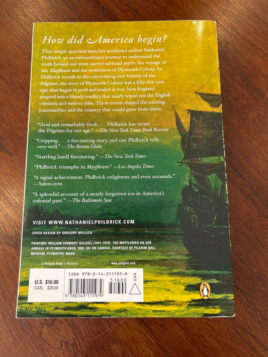 Mayflower. Nathaniel Philbrick. 2007.