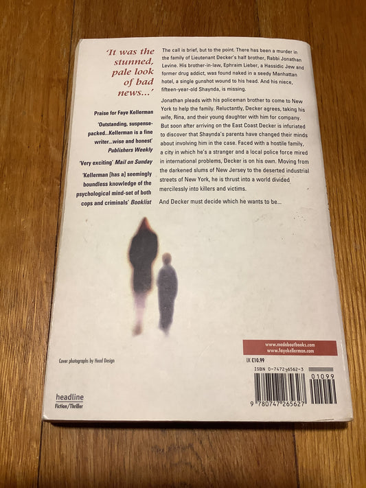 Stone kiss. Faye Kellerman. 2002.