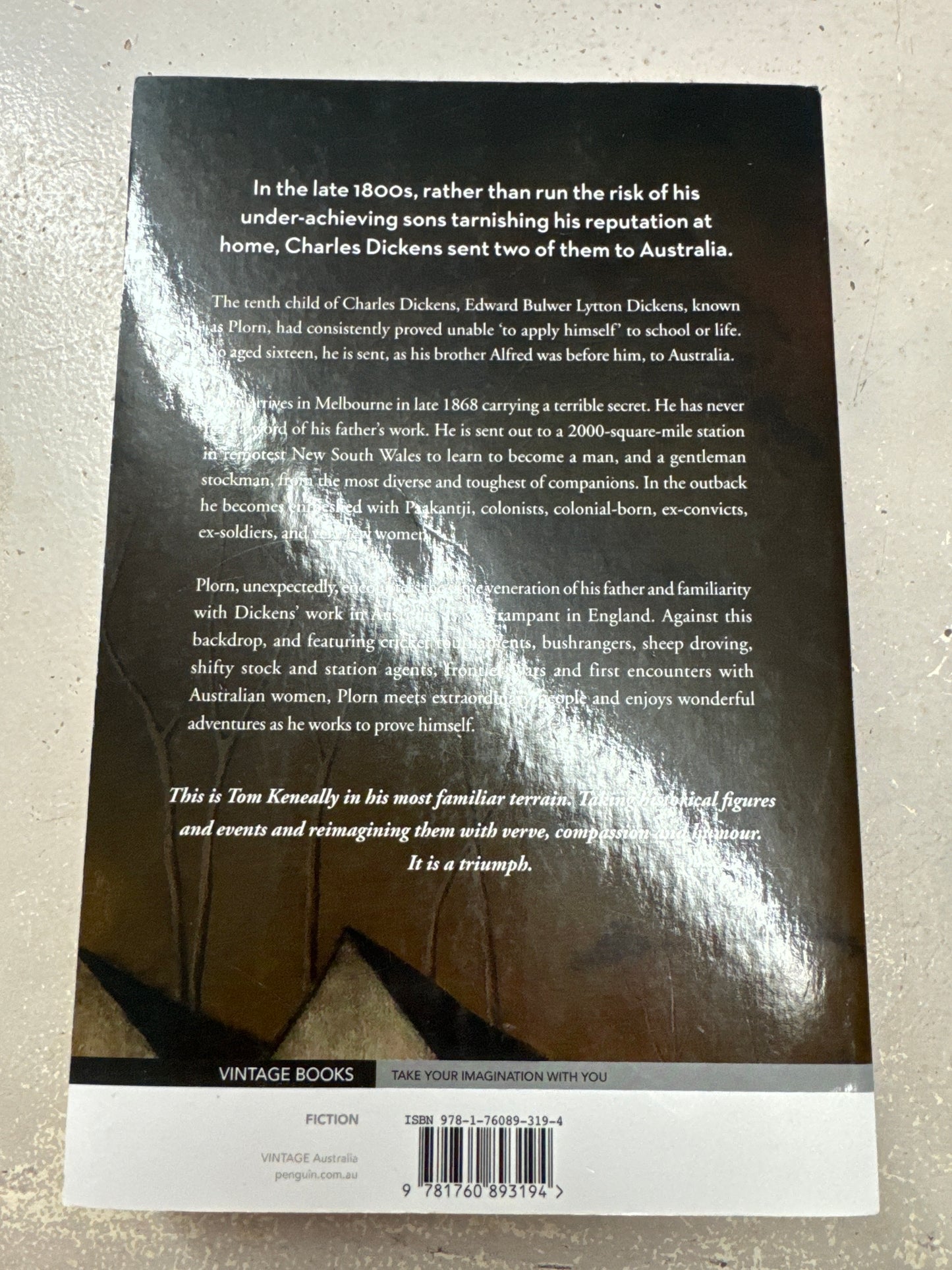 Dickens boy. Tom Keneally. 2020.