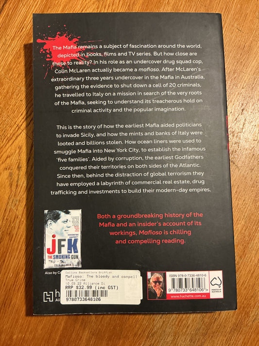 Mafioso. Colin McLaren. 2022.
